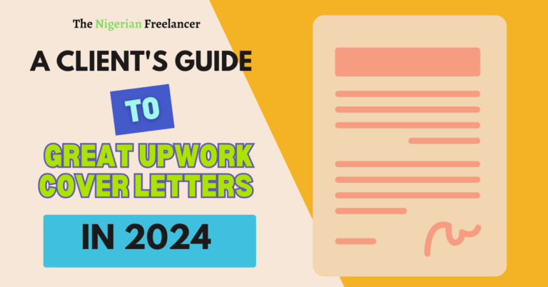 Upwork Cover Letter