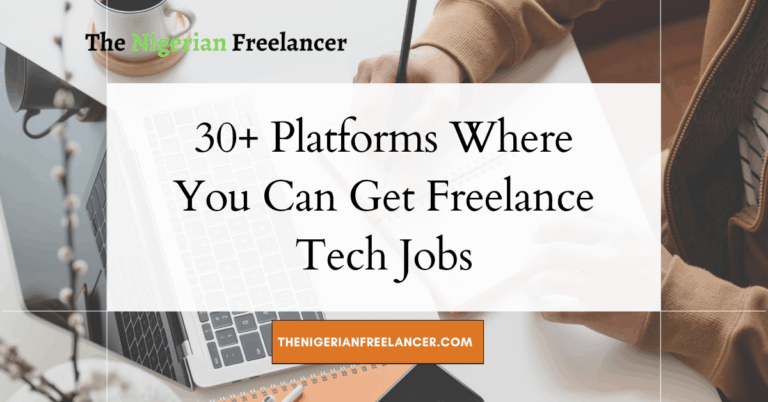 Where You Can Get Freelance Tech Jobs