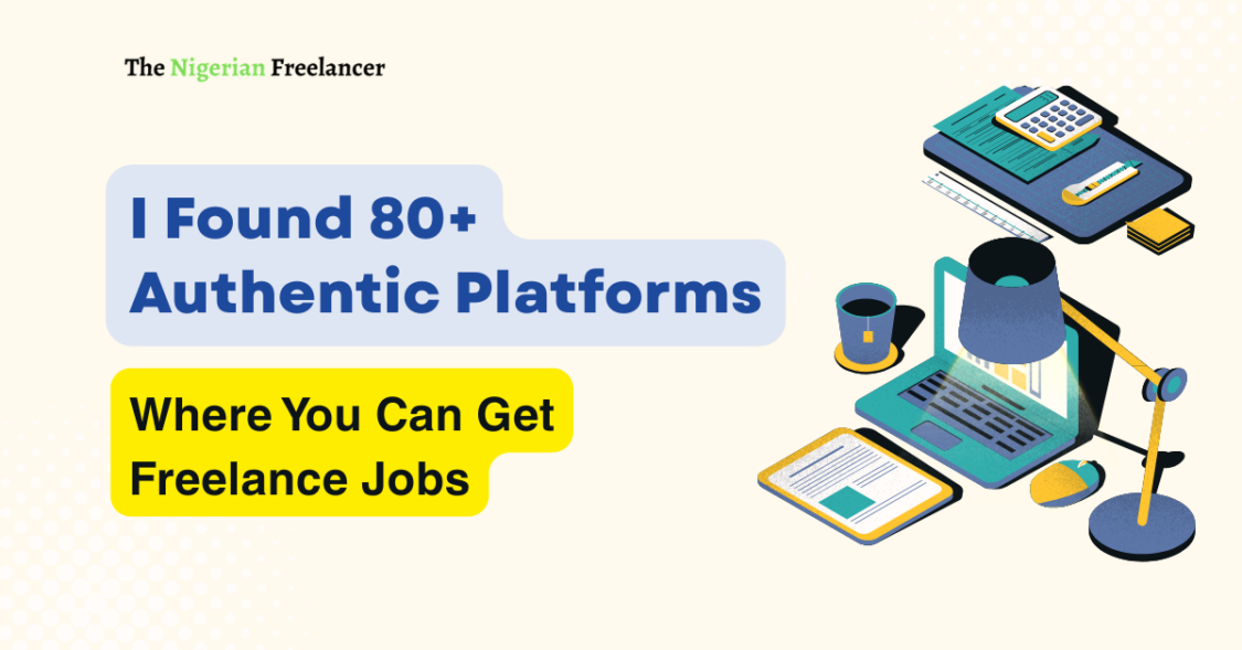 Platforms where you can get freelance jobs